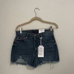 NWT Lucky Brand Jeans Denim Shorts, Mom High Rise, Size 4/27
